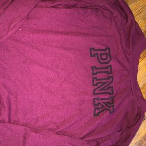 Pink long sleeve shirt